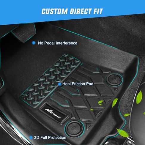 Nilight TPE Floor Mats for Ford Fusion Lincoln MKZ 2017 2018 2019 2020,All Weather Custom Fit Heavy Duty Floor Liners in Saudi Arabia