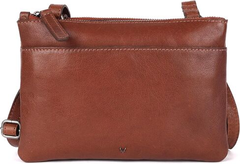 9 inch Genuine Leather Crossbody Sling Bags for Women, Trendy Casual Office Bag with Adjustable Strap in Kuwait