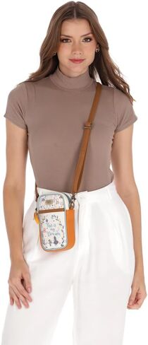 VINTRO Vegan Leather Crossbody Bag - Shoulder Bag with Easy-Access Zipper Pocket, Detachable Strap, Perfect for Daily Use in Saudi Arabia