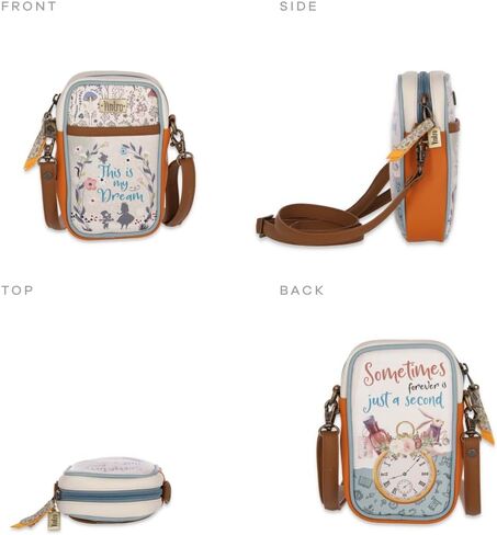 VINTRO Vegan Leather Crossbody Bag - Shoulder Bag with Easy-Access Zipper Pocket, Detachable Strap, Perfect for Daily Use in Saudi Arabia