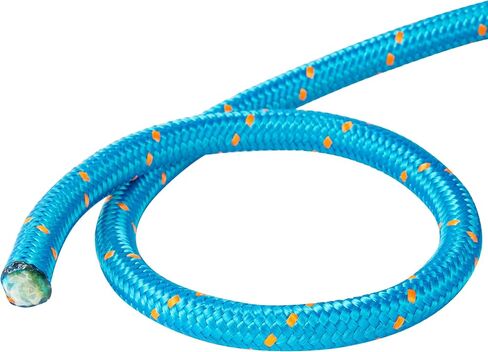 15-224 Double Braided Arborist Rope 0.55in. x 50ft. 8400 Lbs Breaking Strength Static Rope for Tree Work, Camping, Halyard, Swing, Sailing, Blue in Kuwait