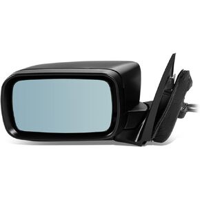 DNA Motoring OEM-MR-BM1320118 Left Side Power Folding Adjustable Heated Rear View Mirror Compatible with 02-05 BMW 320i/325i, 99-00 323i/328i