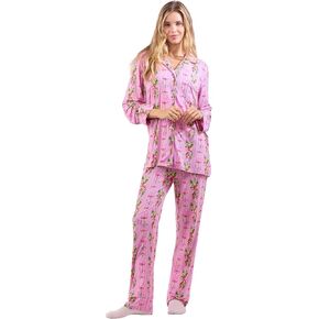 Women’s Adult Pajama Sets - Ultra-Soft Lounge, Sleepwear & Nightwear. Ladies Essential Pajamas in Sizes XXS-XXL