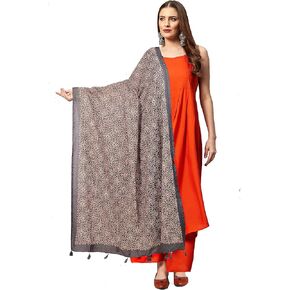 Chandrakala Printed Dupatta for Women, Shawl Scarf Wrap Chunni, (D245-P)