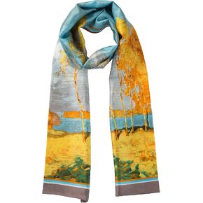 Silk Scarf for Women Neck Scarf Lightweight for Women 5"x 59"Scarf for Women Shawls for Headscarf and Neck