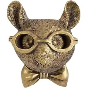 UITWMKTG Gold Animal Head Wall Decor Wall Sculpture Home Decor Statue for Living Room Office Bedroom Modern Decor for Men Women Bear