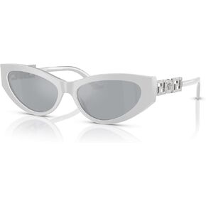 Versace Sunglasses VE 4470 B 54741U Perla Grey Blue Mirror Silver
