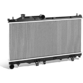 DNA MOTORING OE Style 1-Row Aluminum Cooling Radiator Compatible with 14-18 Subaru Forester, OEM-RA-13424