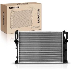 A-Premium Engine Coolant Radiator with Transmission Oil Cooler Compatible with Mercedes-Benz E500 2003-2006 CLS500 2006 5.0L, Automatic Transmission, Replace# 2115003102