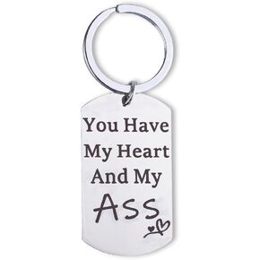 Funny Boyfriend Gifts Keychain for Men Husband Hubby Bf Boyfriend Birthday Gifts for Him Boyfriend Husband Christmas Stocking Stuffers for Men Boyfriend Bf Hubby Husband Key Chain for Car Keys