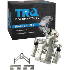 TRQ Rear Left Brake Caliper w/Bracket Drivers Side Compatible with 2013-2022 Acura ILX 2006-2015 Honda Civic