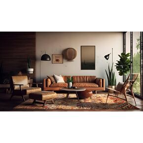 Tumbleweed Atlas Rug - Luxurious Washable Rug for Versatile Decor - Atlas Rug Ideal for Living Rooms, Bedrooms & Offices - Canyon - 2' 8" x 8'