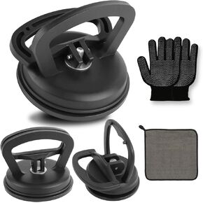 Dent Remover Tool for Car, Suction Cup Puller Kit, Auto Paintless Dent Repair, Moving Small Glass, Getting Dents Out of Car Body, Tile Suction Cup Handle for Tile and Refrigerator Dents