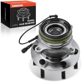 A-Premium Front Wheel Bearing and Hub Assembly with ABS & 6-Lug Compatible with Nissan Titan XD 2016-2023, 4WD Only