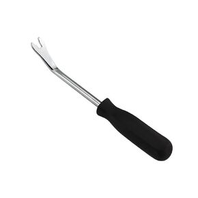 1 Piece Plastic Fastener Remover Automotive Fastener Remover Plastic Fastener Clip Removal Tool Plastic Clip Trim Remover Car Clips Fastener Remover Panel Trim Removal Tool(Black, L)