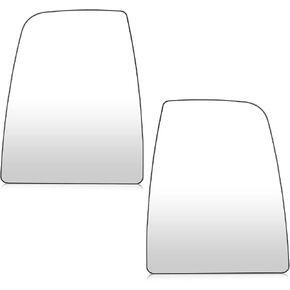 Left+Right Side Mirror Glass Replacement Compatible with 2015 2016 2017 2018 2019 Ford Transit T150, T250, T350 Heated Mirror Glass ReplaceCK4Z17K707B for Driver Side and Passenger Side