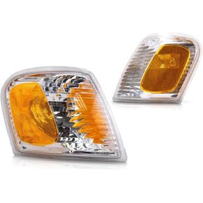 CarLights360: For Ford Explorer Sport Trac Signal Corner Light 2001 02 03 04 2005 Pair Driver and Passenger Side Replaces FO2520164 + FO2521164