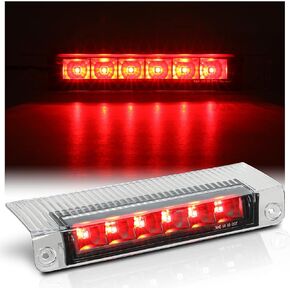 M-AUTO LED Third Brake Light Compatible with 03-17 Chevy/GMC Express/Savana, Rear Cab Roof Center Mount Stop Brake Tail Light