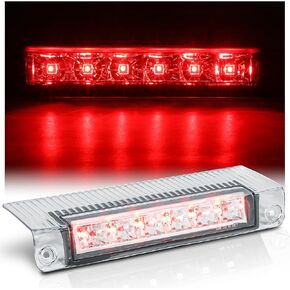 مصباح فرامل ثالث LED M-AUTO متوافق مع 03-17 Chevy/GMC Express/Savana، ضوء خلفي لسقف الكابينة الخلفي وإيقاف الفرامل في المنتصف