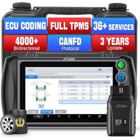 XTOOL IP819TP OBD2 Scanner with TPMS Relearn: 2025 Bidirectional Scan Tool with Full TPMS Diagnostics, Activate/Relearn All Sensors, 36+ Resets, Tire Size Reset, TPMS Programming for TS100 Only