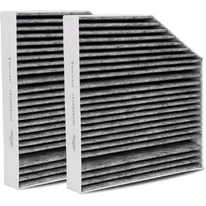 2-PACK HEPA Cabin Air Filter Fits for Mercedes-Benz C300, C400, E300, E400, E450, GLC300, GLC350e, C43 AMG, C63 AMG, G550, CLS450, E63 AMG, G63 AMG Activated Carbon Replacement 2058350147