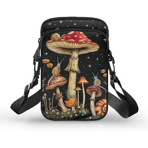 حقيبة هاتف Xpyiqun Crossbody للمحفظة النسائية من القماش الكتاني الصغيرة حقيبة كتف بحمالة كتف وحقيبة كروس للجسم