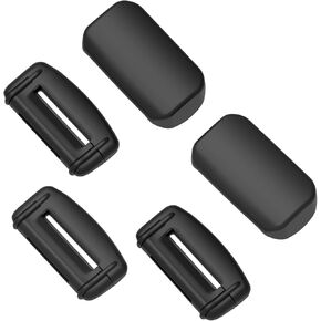 YONZEE 5-Pack Silicone Seatbelt Buckle Protectors for Tesla Model 3/Y – Scratch Protection & Noise Reduction Accessory (Black)