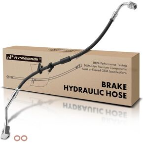 A-Premium Front Driver Brake Hydraulic Hose Compatible with Select Ford Models - E-150 E150 E-250 E250 2008-2014, E-350 E-450 E350 E450 Super Duty 2008-2019 2021 - Replace# 8C2Z2078BL