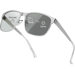 Polarized Photochromic Sunglasses for Men Women Anti Glare Driving Sun Glasses IF3722