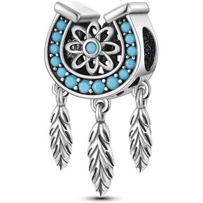 Parmuz Charms for Bracelets 925 Sterling Silver summer travel Ocean Lucky charm beads Pendant Jewelry Gift for Woman Mom