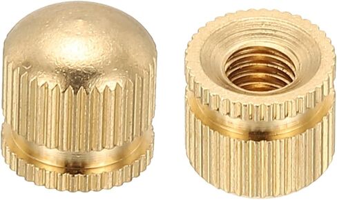 PATIKIL M4x10x10mm Cap Nut, 15 Pack Acorn Nut Screw Knob Cap Insert Bolt Cover Female Thread Knurled Decorative Hardware Fittings Lamp Light Fixtures in Saudi Arabia
