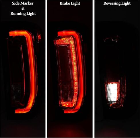 Tail Light Assembly Compatible with 2019-2023 GMC Sierra 1500 2500HD 3500HD LED Type Rear Brake Lamp Left Driver Side, Replaces# 86820473 in Saudi Arabia