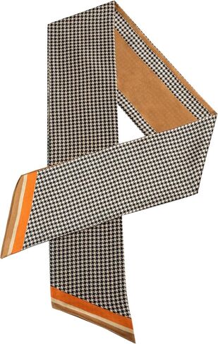 Silk Scarf for Women Neck Scarf Lightweight for Women 5"x 59"Scarf for Women Shawls for Headscarf and Neck in Saudi Arabia