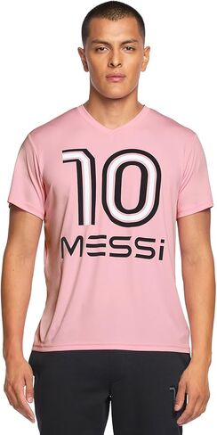 قميص ميسي لايف ستايل هيت ويف للرجال، برقبة على شكل حرف V، مقاس قياسي ومريح in Kuwait