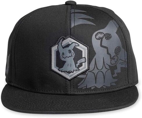 Pokemon Center Mimikyu Black Flat-Bill Hat (One Size-Adult) in Saudi Arabia