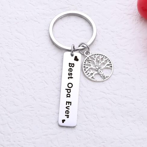 ZQEOU Opa Present Christmas Jewelry Appreciation Keychain Grandpa Keychain Godfather Gift in Kuwait