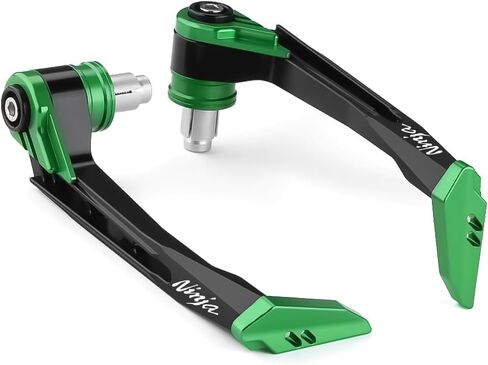 Motorcycle Brake Clutch Lever Guards Handguards Compatible with K.awasaki Ninja 650 2006-2017 2018 2019 2020 2021 2022 2023 2024 | Handlebar Protector Ninja650 EX650 Accessories (Green) in Saudi Arabia