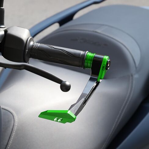 Motorcycle Brake Clutch Lever Guards Handguards Compatible with K.awasaki Ninja 650 2006-2017 2018 2019 2020 2021 2022 2023 2024 | Handlebar Protector Ninja650 EX650 Accessories (Green) in Saudi Arabia