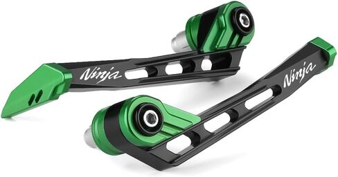 Motorcycle Brake Clutch Lever Guards Handguards Compatible with K.awasaki Ninja 650 2006-2017 2018 2019 2020 2021 2022 2023 2024 | Handlebar Protector Ninja650 EX650 Accessories (Green) in Saudi Arabia