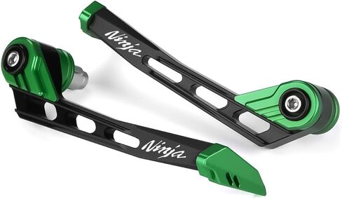 Motorcycle Brake Clutch Lever Guards Handguards Compatible with K.awasaki Ninja 650 2006-2017 2018 2019 2020 2021 2022 2023 2024 | Handlebar Protector Ninja650 EX650 Accessories (Green) in Saudi Arabia
