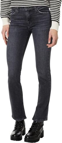 HUDSON Women's Nico Mid-Rise Straight (Inseam Slit) in Saudi Arabia