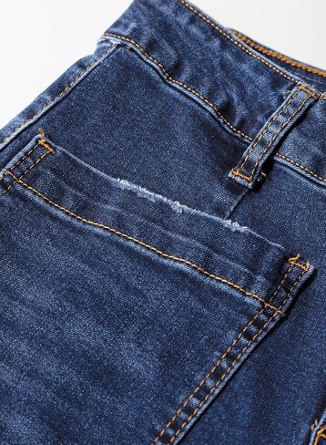 Sidefeel Women's Wide Leg Jeans High Waisted Stretchy Jeans Straight Leg Loose Fit Ankle Denim Pants in Saudi Arabia