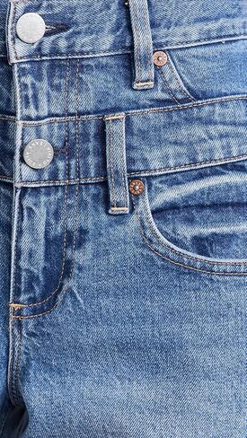 alice + olivia Women's Double Waistband Cool Jeans in Kuwait