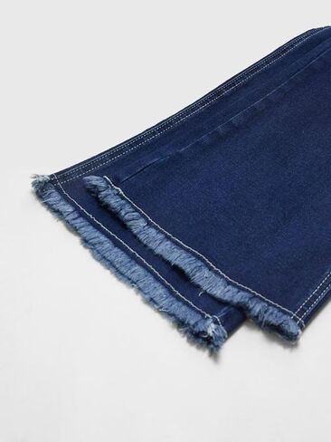 Flamingals Women's Wash Vintage Bootcut Jeans Wash Raw Hem Stretchy Vintage Denim Jeans in Saudi Arabia