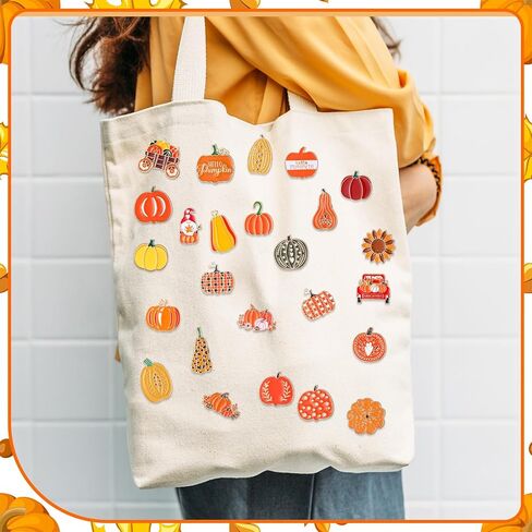 Siifert 150 جهاز كمبيوتر شخصى الخريف الشكر المينا دبابيس مجموعات الهدايا تشمل 50 جهاز كمبيوتر شخصى دبابيس المينا اليقطين 50 جهاز كمبيوتر شخصى بطاقة 50 جهاز كمبيوتر شخصى حقيبة الأورجانزا الخريف لطيف اليقطين التلبيب دبابيس السائبة حقائب الظهر دبابيس لحقائب  in Kuwait