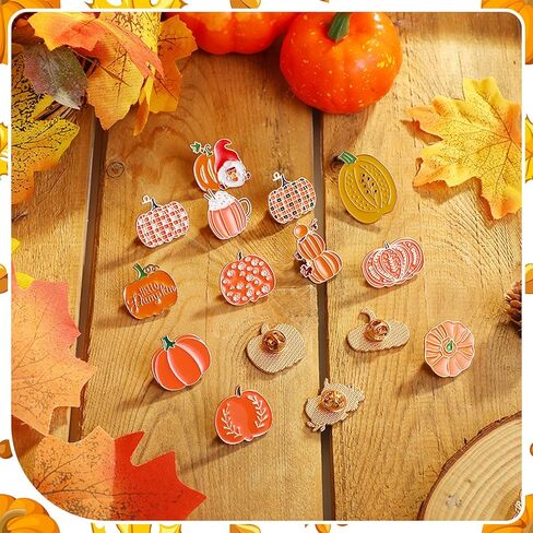 Siifert 150 جهاز كمبيوتر شخصى الخريف الشكر المينا دبابيس مجموعات الهدايا تشمل 50 جهاز كمبيوتر شخصى دبابيس المينا اليقطين 50 جهاز كمبيوتر شخصى بطاقة 50 جهاز كمبيوتر شخصى حقيبة الأورجانزا الخريف لطيف اليقطين التلبيب دبابيس السائبة حقائب الظهر دبابيس لحقائب  in Kuwait