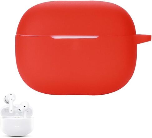 Silicon Case Cover Compatible with XIAOWTEK A40-PRO or SB03 Wireless Earbuds, Protective Skin with “S" Shaped Dual Carabiner, with Hole for Charging in Kuwait