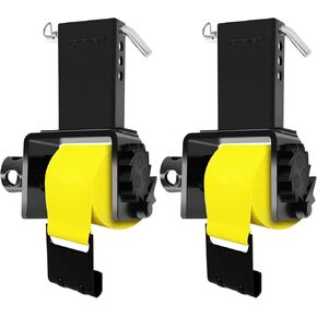 طقم ونش مسطح مكون من 4 قطع، سعة 16200 رطل، ملحقات مسطحة للأدوات المساعدة، تتضمن 4 بوصات أشرطة ونش مسطحة 30 قدمًا باللون الأصفر لجيوب الأوتاد 2 × 4 in Kuwait