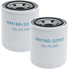 2Pcs Oil Filter, Replacement for Kubota B F FZ RTV KX Series, Replacement for Grasshopper 928D 928D2 930D 930D2, Replaces 16271-32090 HH160-32093