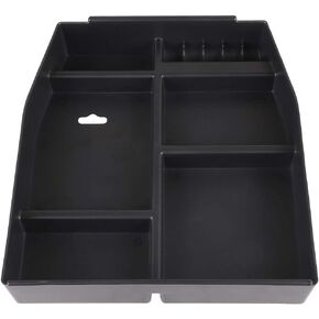 SCITOO Center Console Organizer Replacement fit for Ford for F-150 2015-2017 Armrest Box Secondary Storage ABS Black Materials